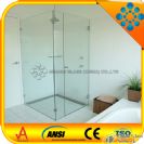 rectangular frameless tempered sliding shower door glass& shower screen